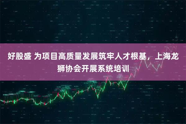 好股盛 为项目高质量发展筑牢人才根基，上海龙狮协会开展系统培训