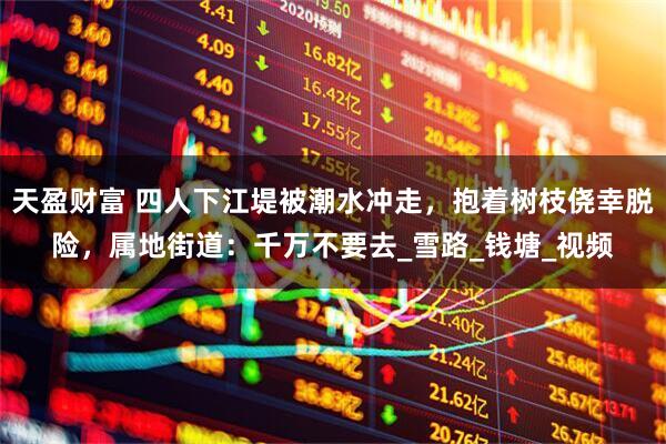 天盈财富 四人下江堤被潮水冲走，抱着树枝侥幸脱险，属地街道：千万不要去_雪路_钱塘_视频